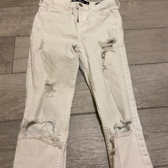 Hollister White distressed jeans - Picture 3 of 6